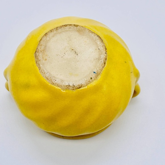 Vintage Demitasse Yellow Stangl Pottery Open Sugar See Description - Picture 6 of 10